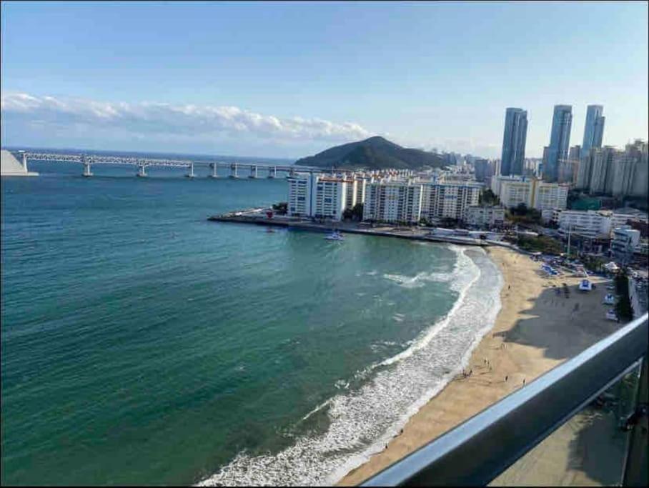 Gwangan-Ri Grand Terrace Ocean View Lägenhet Busan Exteriör bild